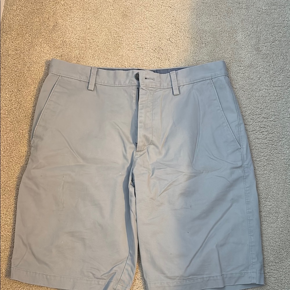 Banana Republic Men's Light Blue Flat Front Shorts